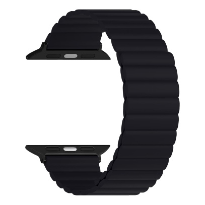 Ремешок для Apple Watch 42/44/45 mm Mutural Watch Band Midnight, черный