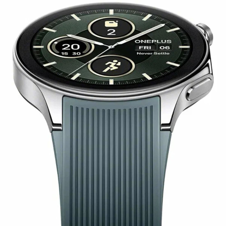 Умные часы OnePlus Watch 2 Radiant Steel, серебристый