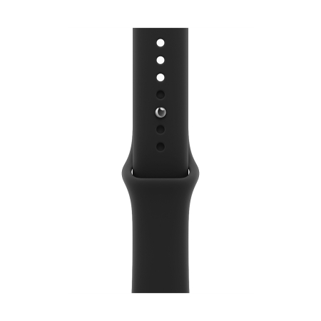 Apple Watch Series 12, 46 мм корпус из алюминия цвета «Black», ремешок Sport Band размера S/M цвета «Black»