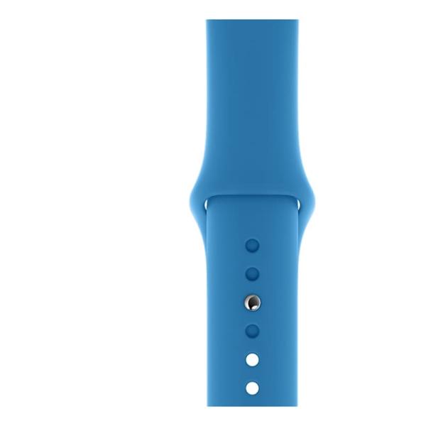 Ремешок для Apple Watch 42/44 mm COTEetCI Silicone Sport Band Blue, синий