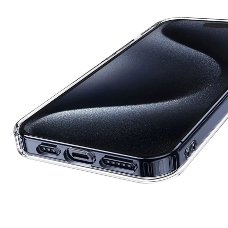 Чехол hoco. Magnetic Smartphone CASE для Apple iPhone 15 Pro Max Прозрачный