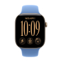 Apple Watch Series 12, 46 мм корпус из алюминия цвета «Space Gray», ремешок Sport Band размера M/L цвета «Wildflower Blue»