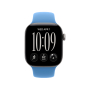 Apple Watch Series 12, 42 мм корпус из алюминия цвета «Space Gray», ремешок Sport Band размера S/M цвета «Wildflower Blue»