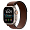 Apple Watch Ultra 4, 49 мм корпус из титана цвета «Natural», ремешок Trail Loop цвета «Dark Umber» размера S/M