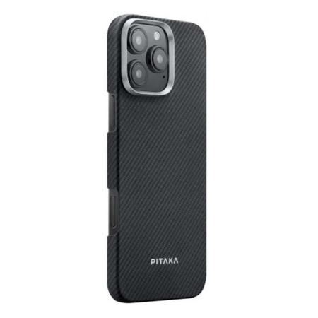 Арамидный чехол для iPhone 16 Pro Max с MagSafe Pitaka Ultra-Slim Case (KI1601NOP) Чёрный