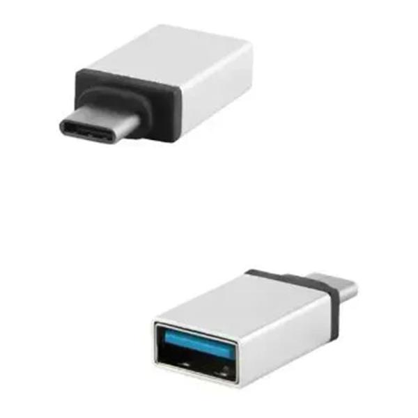 Адаптер Deppa OTG USB-C - USB-A (73131) Серебристый
