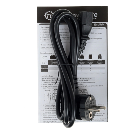 Блок питания Thermaltake Smart RGB (PS-SPR-0700NHSAWE-1) Standard, 700 Вт Чёрный