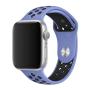 Ремешок для Apple Watch 38/40 mm Nike+ Silicone Sport Band Чёрно-синий