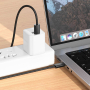 Кабель hoco. Hero 60W Charging Data Cable разъем Type-C – Type-C (X105) Черный