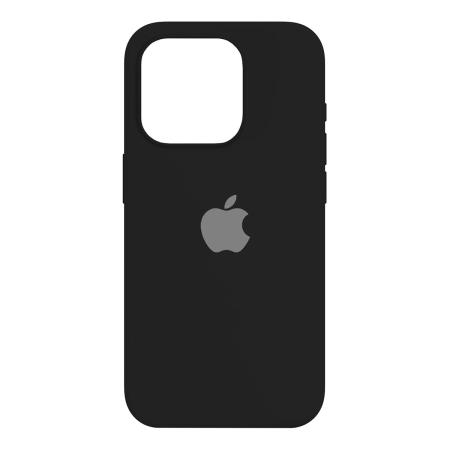 Чехол Silicone Case для Apple iPhone 15 Pro Black, Черный
