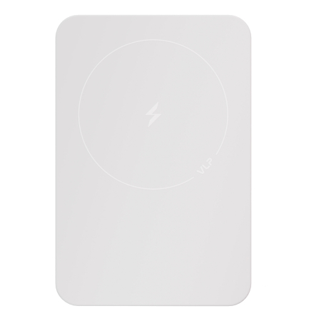 Внешний аккумулятор VLP LITE Power Snap 5000mAh, 3A, MagSafe, USB-C, Белый