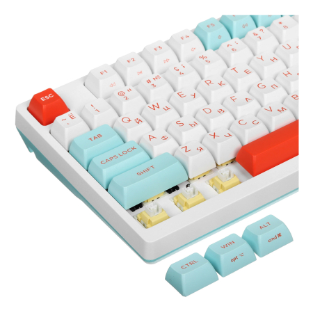 Клавиатура A4Tech Bloody FS300 Fstyler, USB for gamer LED Panda Snorklening Механическая Белый