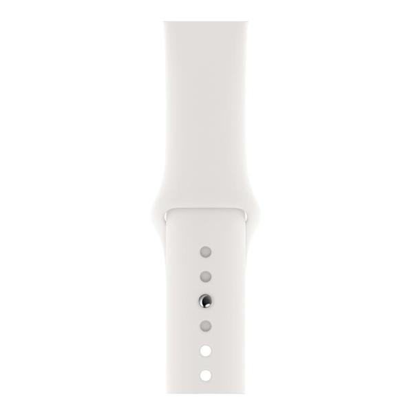 Ремешок для Apple Watch 38/40 mm COTEetCI Silicone Sport Band White, белый