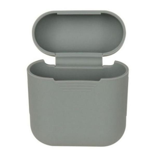Чехол для Apple AirPods 1/2 Silicone Case Grandma Gray, бледно-серый